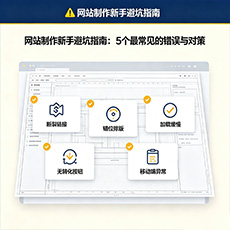 锦州建站-网站制作新手避坑指南：5个最常见的错误与对策