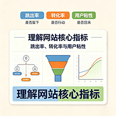 锦州建站-理解网站核心指标：跳出率、转化率与用户粘性