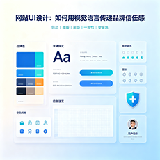 锦州建站-网站UI设计：如何用视觉语言传递品牌信任感